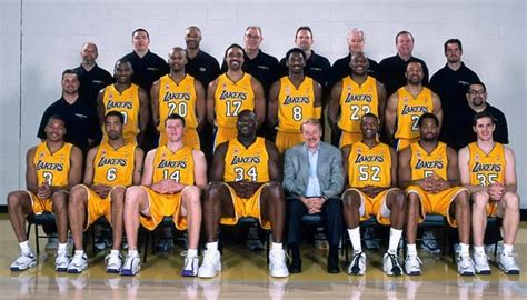 lakers roster 2001